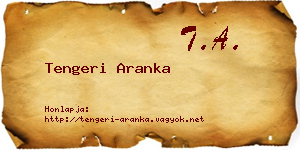 Tengeri Aranka névjegykártya
